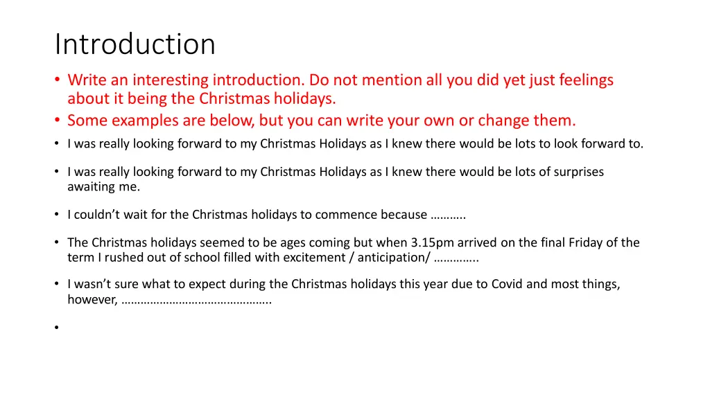 introduction write an interesting introduction