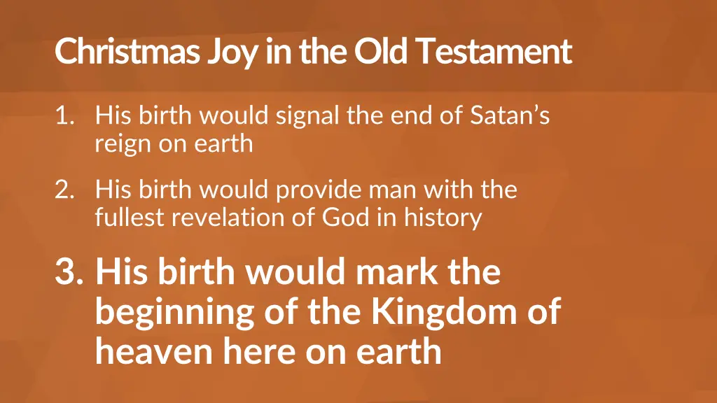 christmas joy in the old testament 2