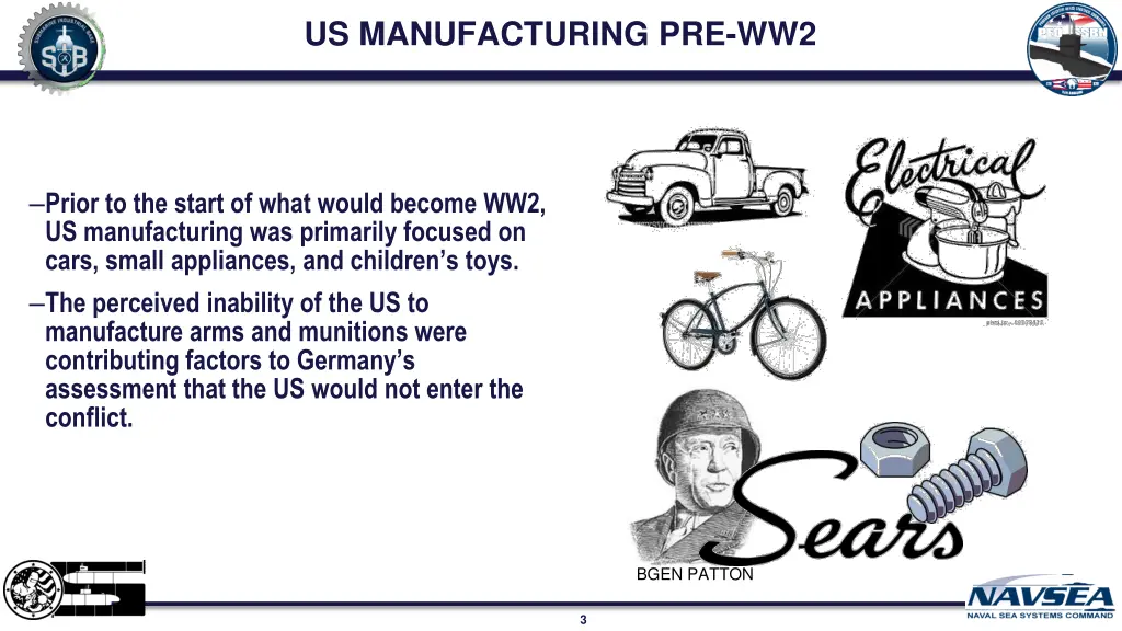 us manufacturing pre ww2