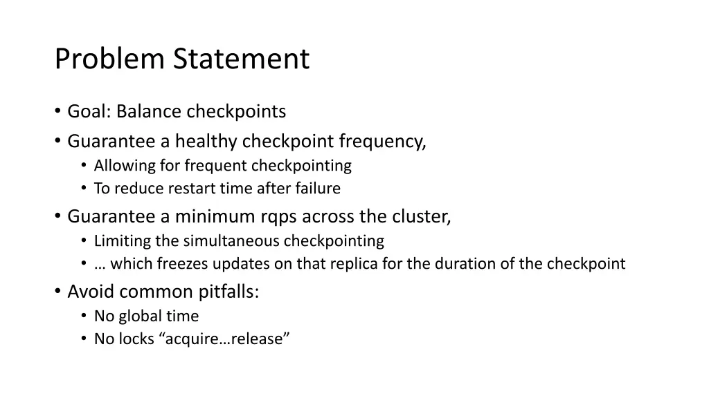 problem statement