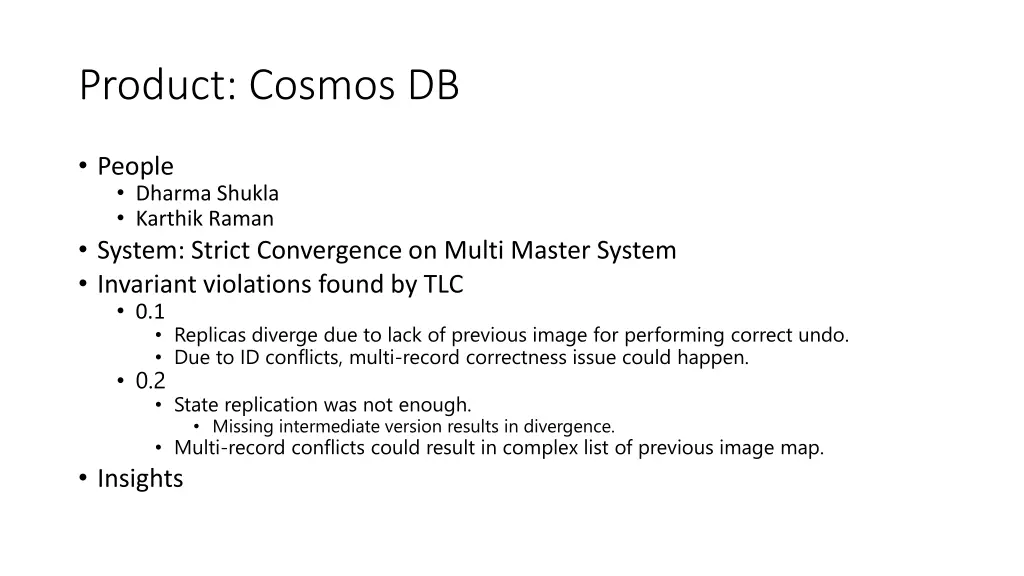 product cosmos db 1