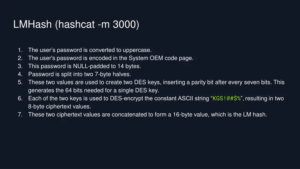 lmhash hashcat m 3000