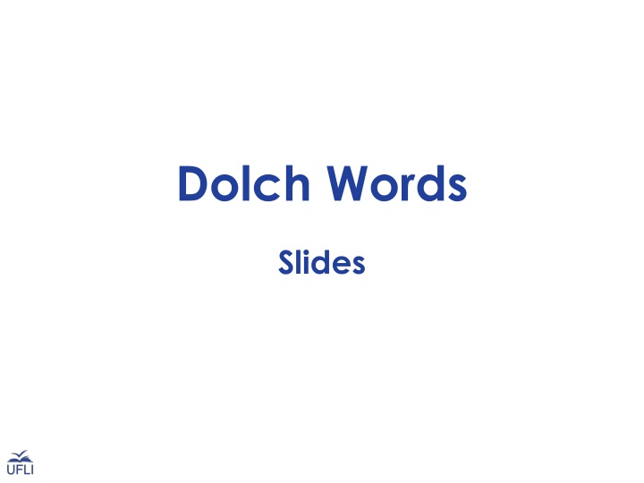 dolch words