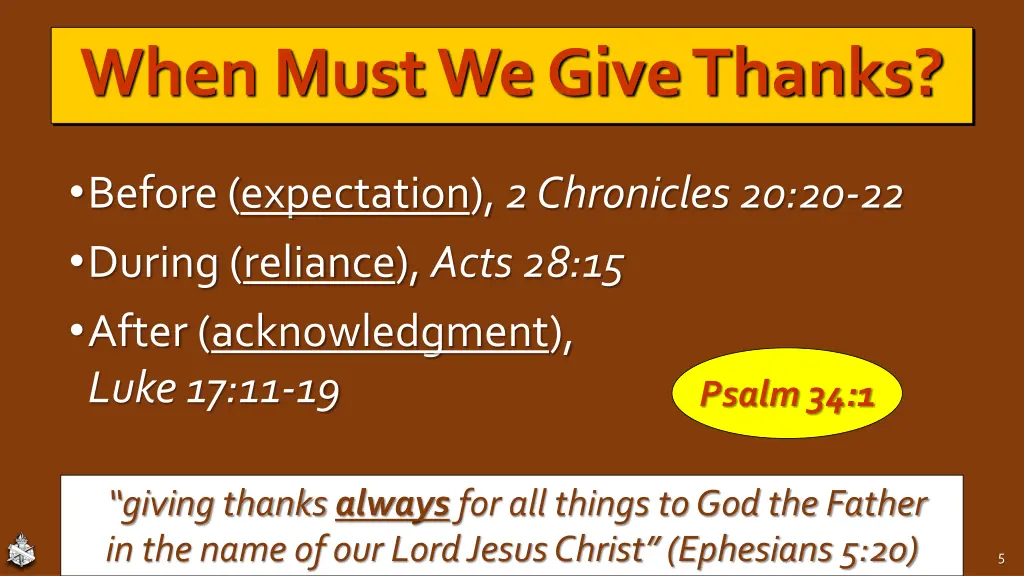 when must we give thanks