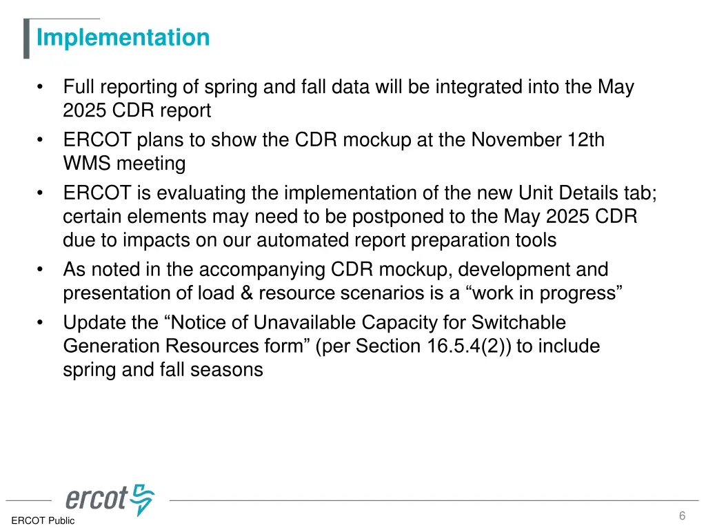 implementation