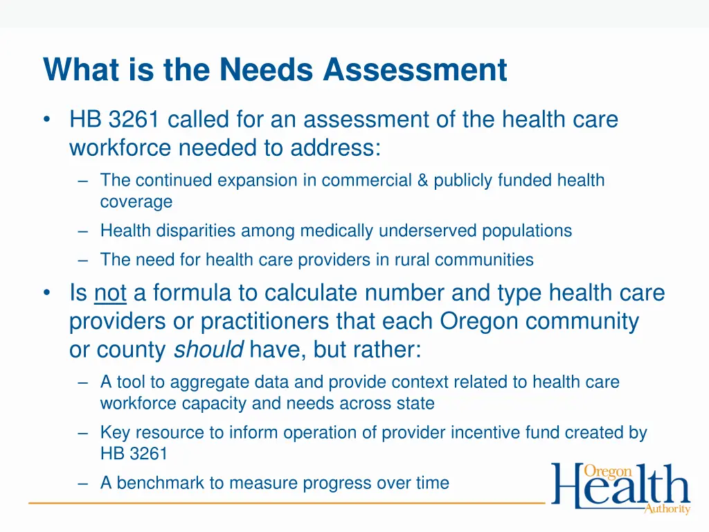 what is the needs assessment