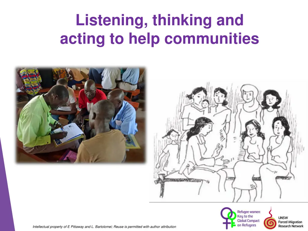 listening thinking and acting to help communities