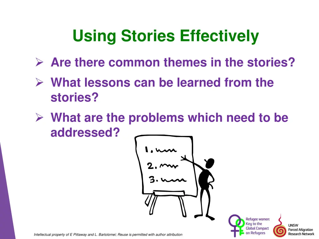 using stories effectively