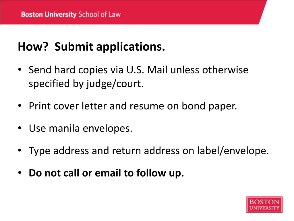 how submit applications