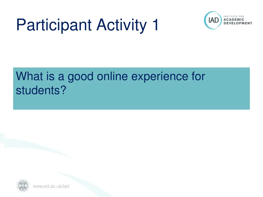 participant activity 1