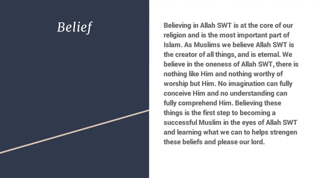 belief