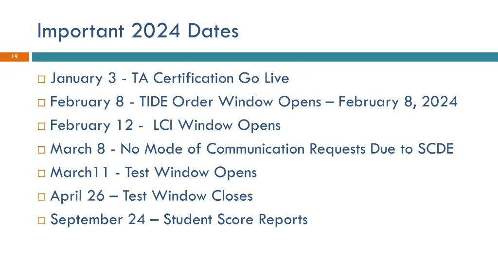 important 2024 dates