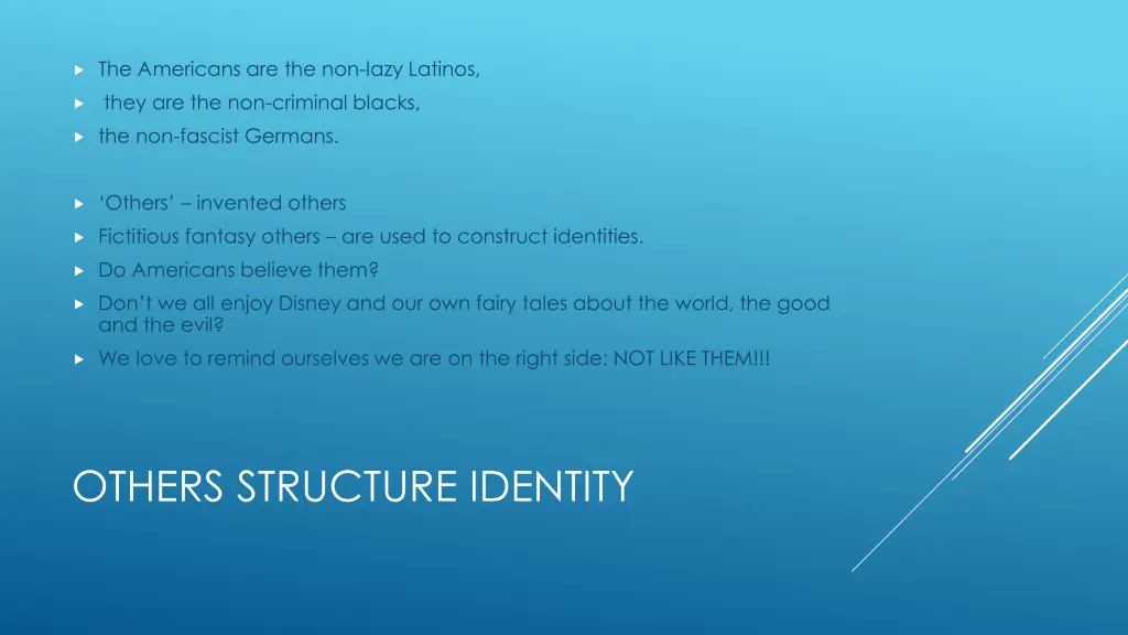 the americans are the non lazy latinos