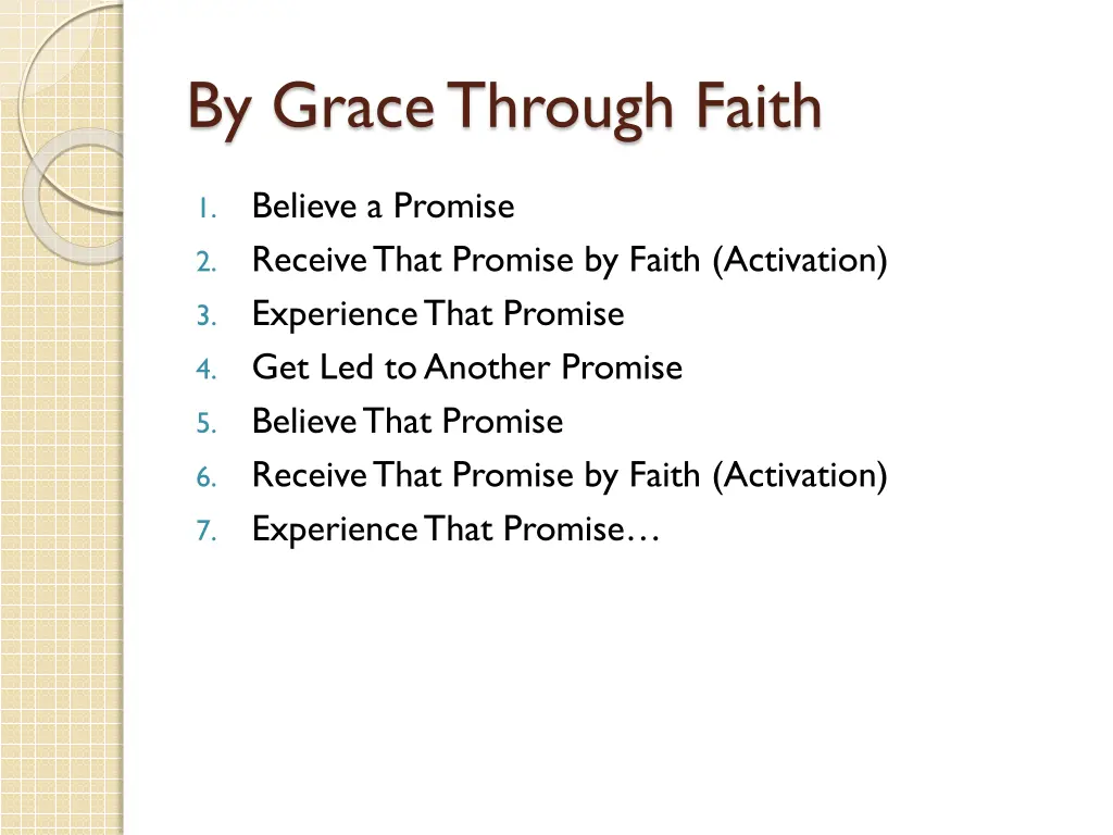 by grace through faith