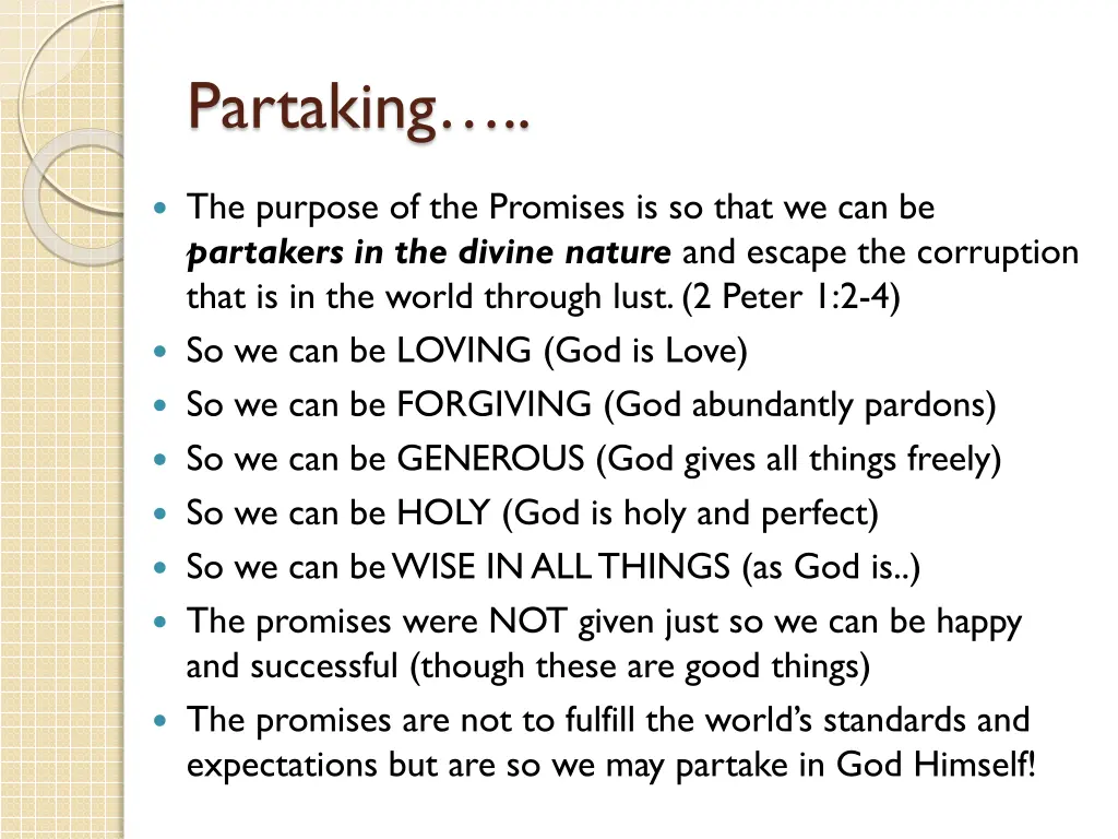 partaking