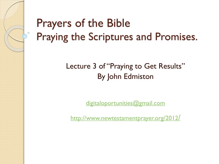 prayers of the bible praying the scriptures