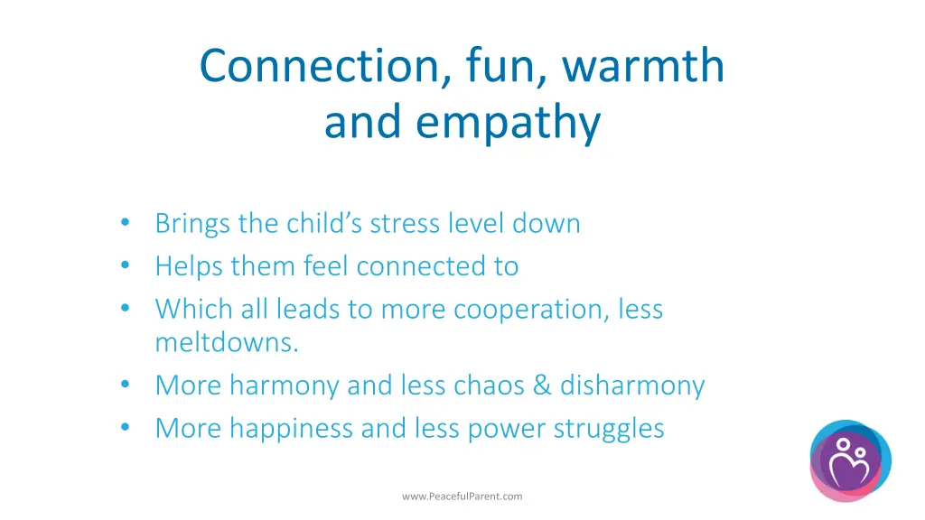connection fun warmth and empathy