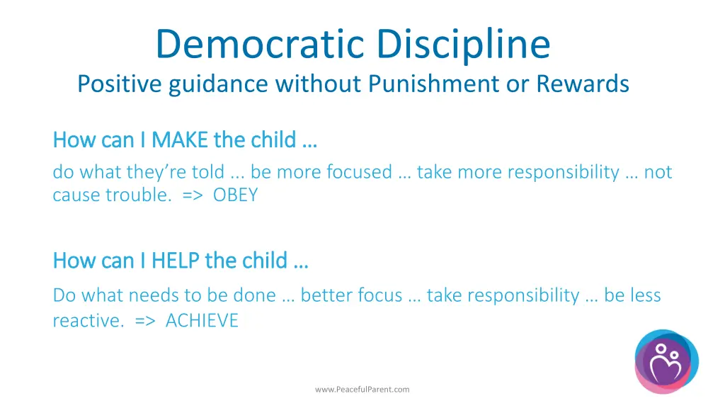 democratic discipline positive guidance without 1