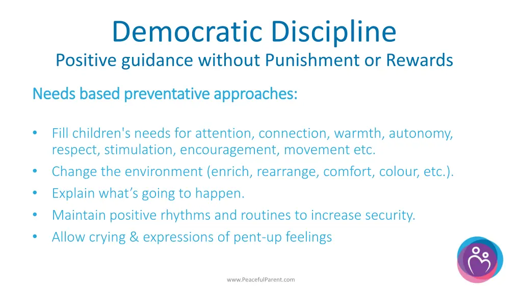 democratic discipline positive guidance without