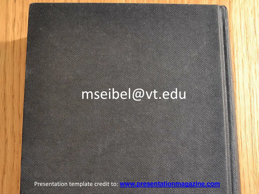 mseibel@vt edu