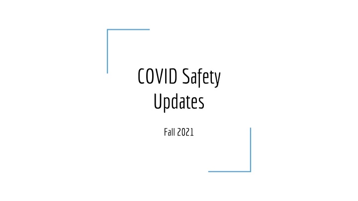 covid safety updates