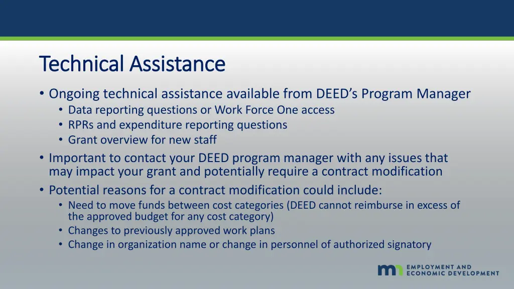 technical assistance technical assistance 1