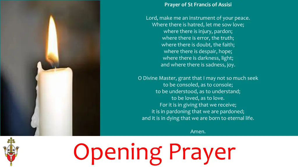 prayer of st francis of assisi