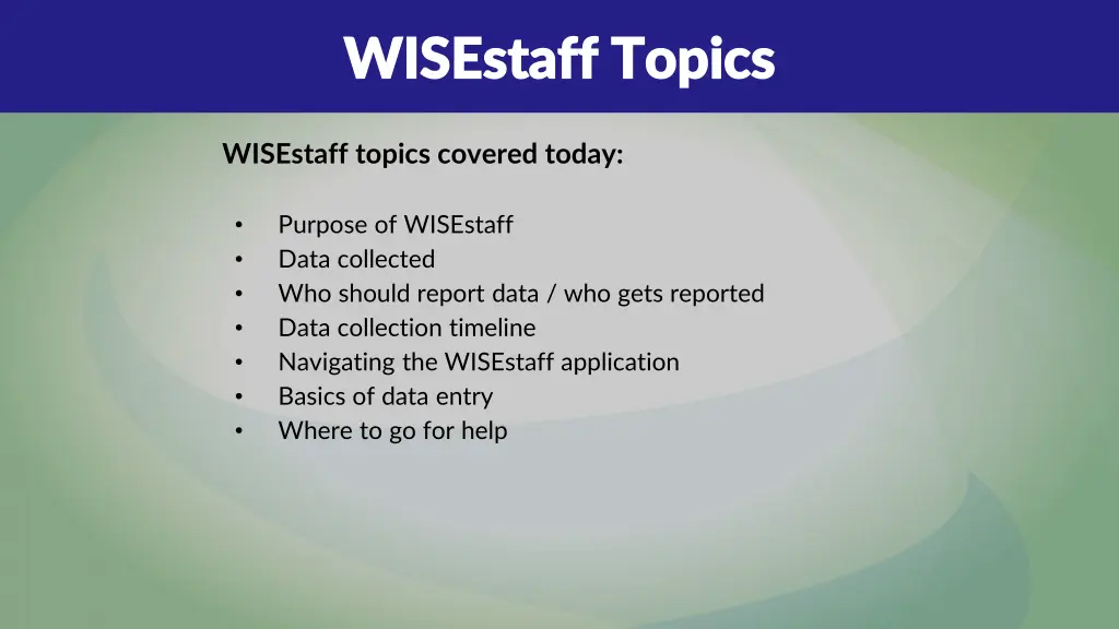 wisestaff topics wisestaff topics