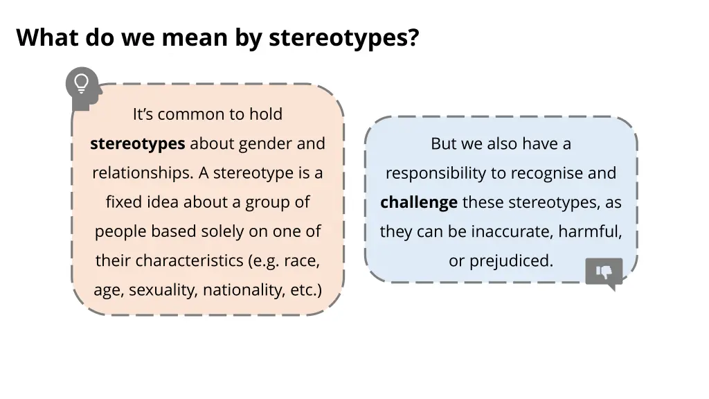 what do we mean by stereotypes 2