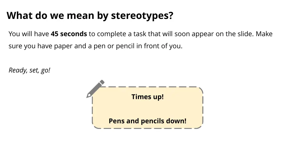 what do we mean by stereotypes