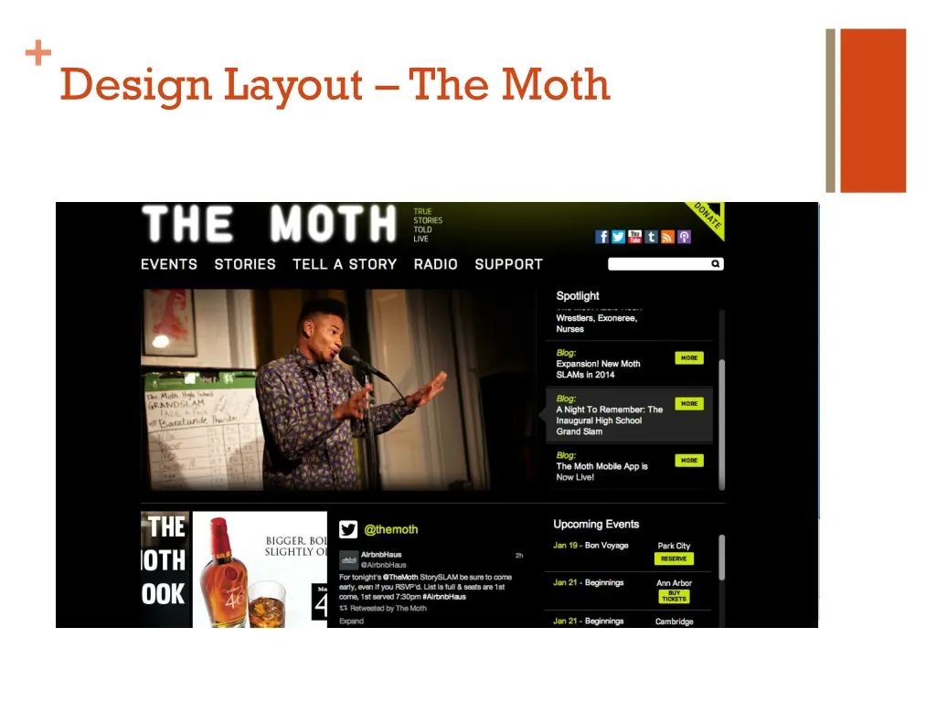 design layout the moth