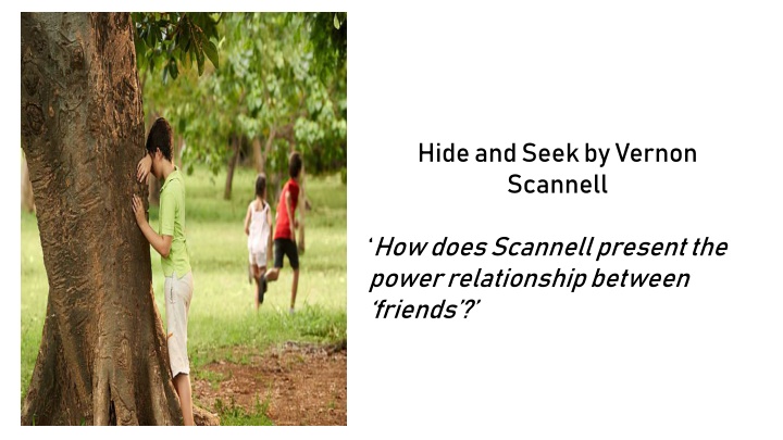 hide and seek by vernon scannell