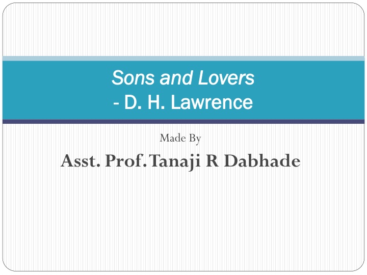 sons and lovers sons and lovers d h lawrence