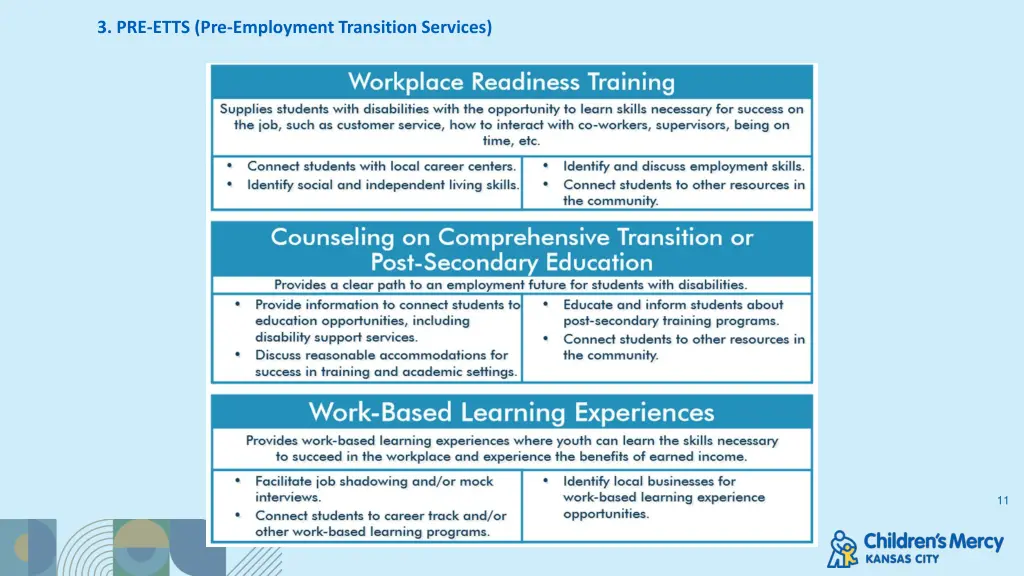 3 pre etts pre employment transition services