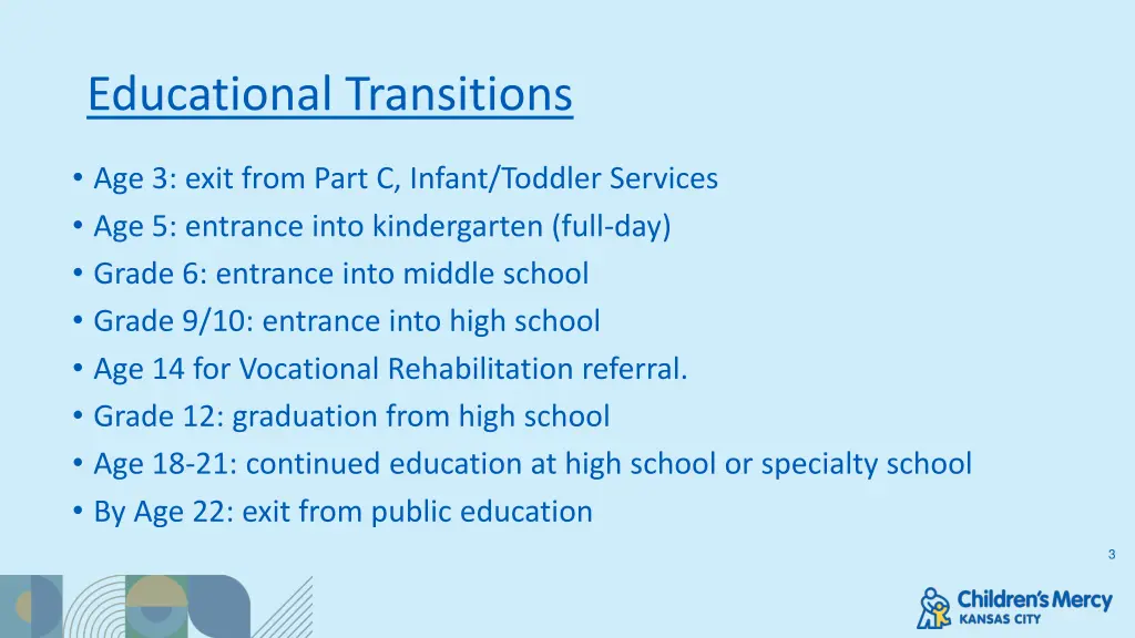 educational transitions