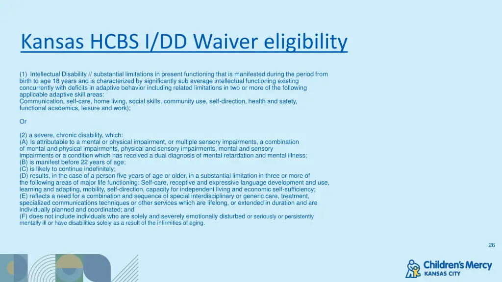 kansas hcbs i dd waiver eligibility