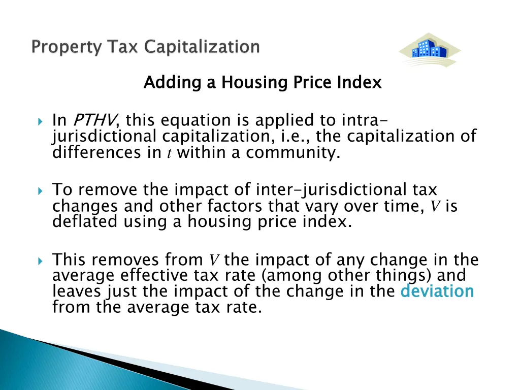 adding a housing price index
