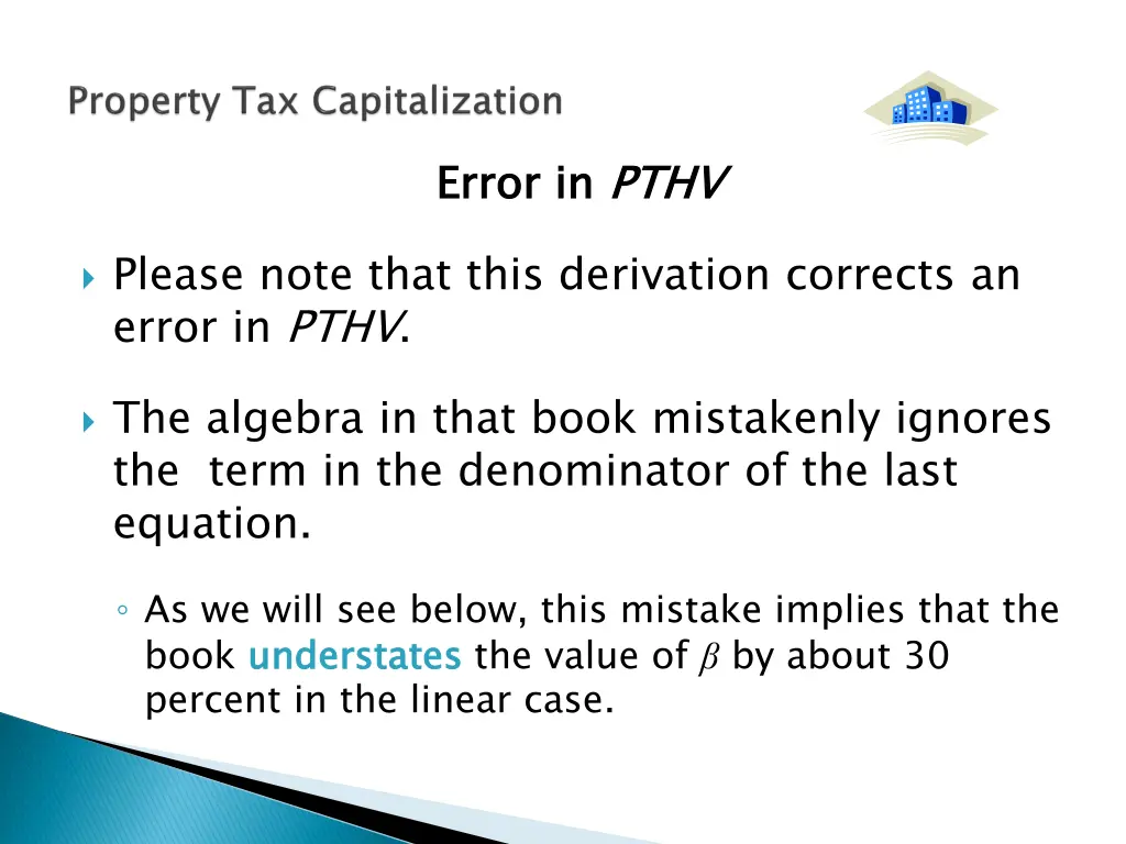 error in