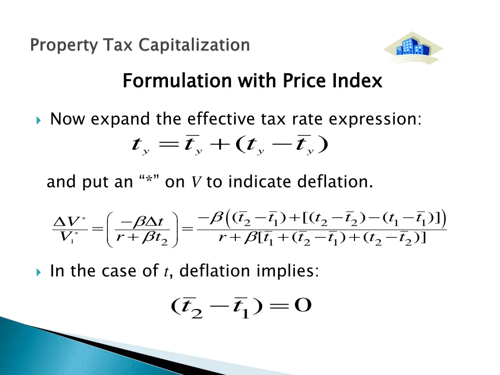 formulation with price index