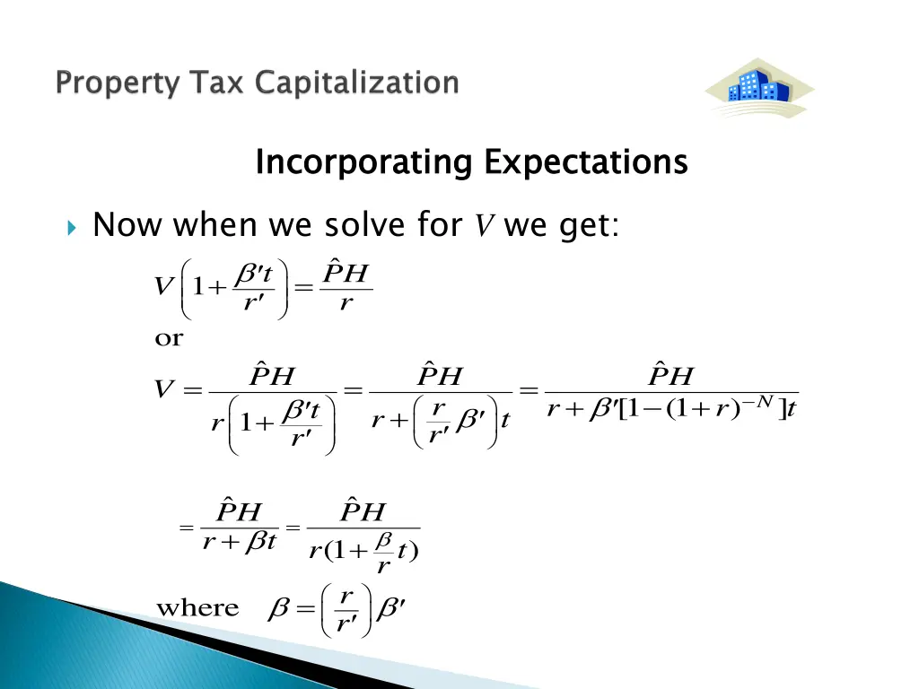 incorporating expectations