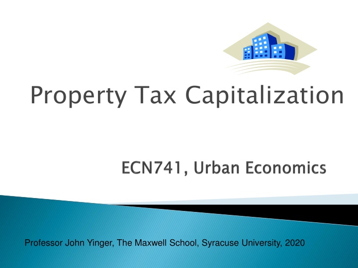 property tax capitalization
