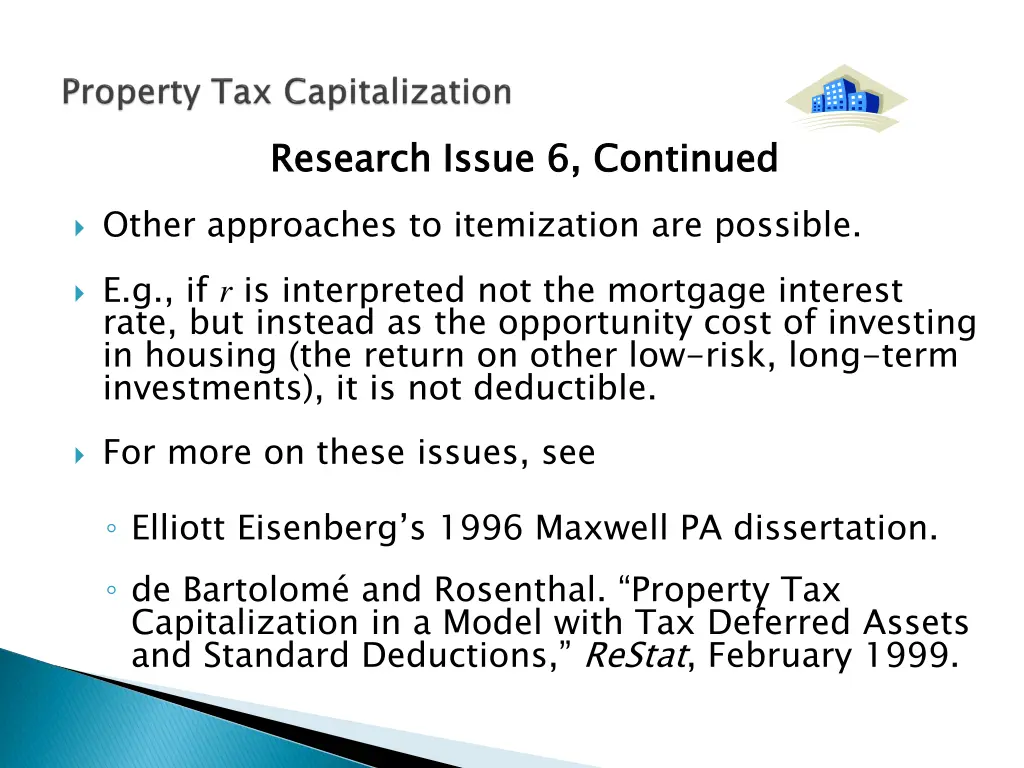 research issue 6 continued other approaches