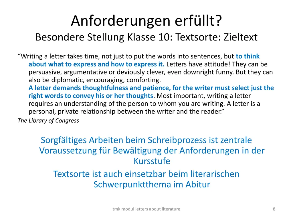 anforderungen erf llt besondere stellung klasse 1