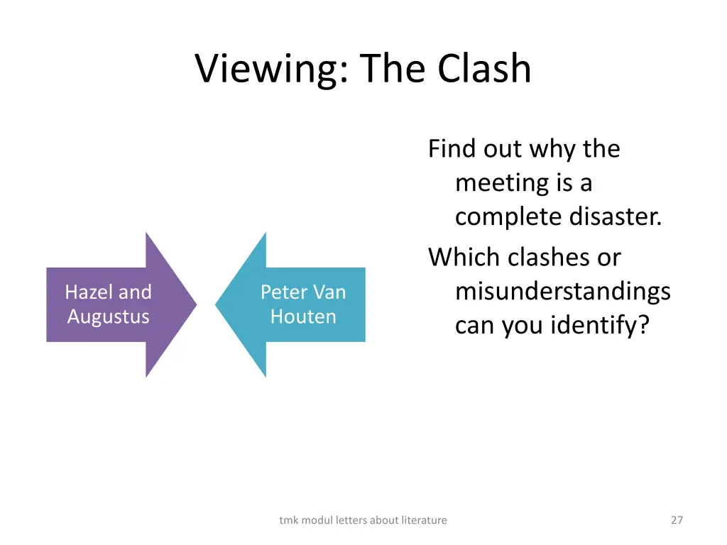 viewing the clash