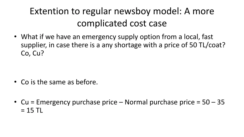 extention to regular newsboy model a more 2