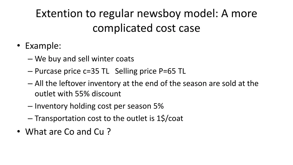 extention to regular newsboy model a more