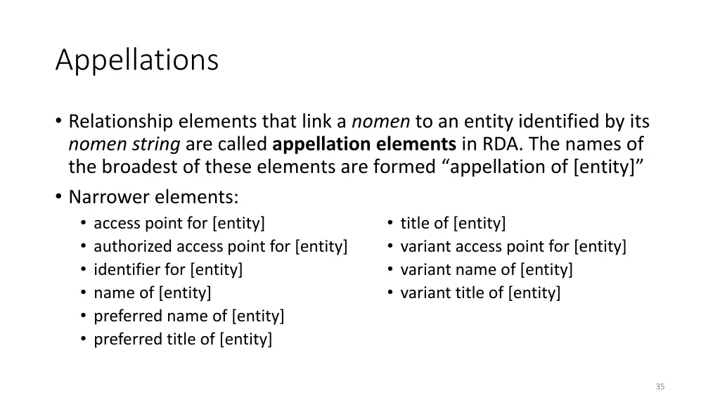 appellations