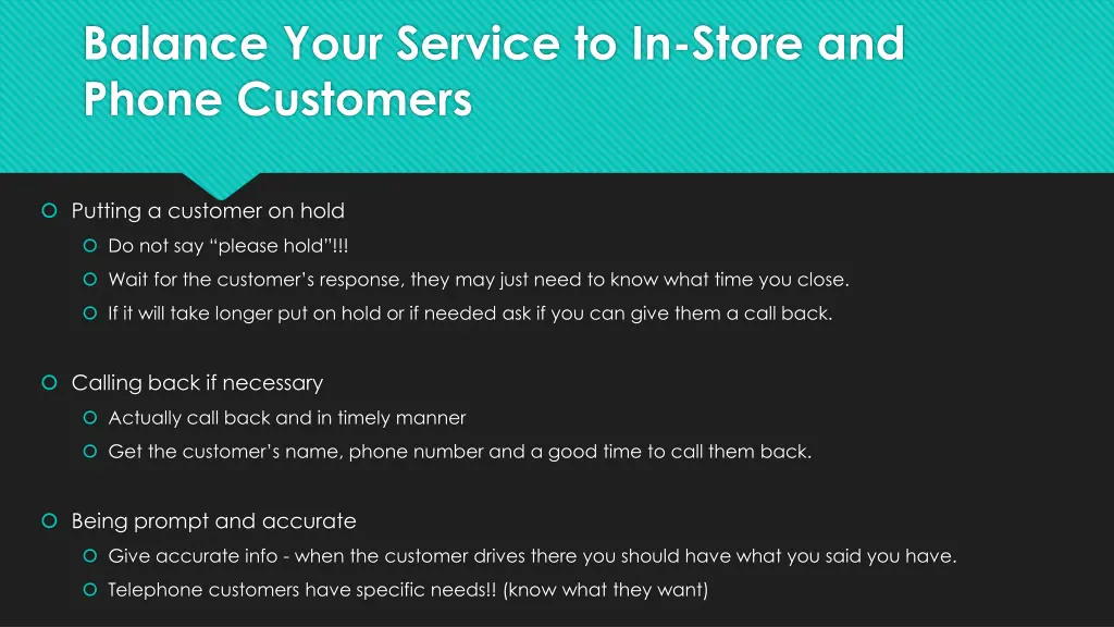 balance your service to in store and phone 1