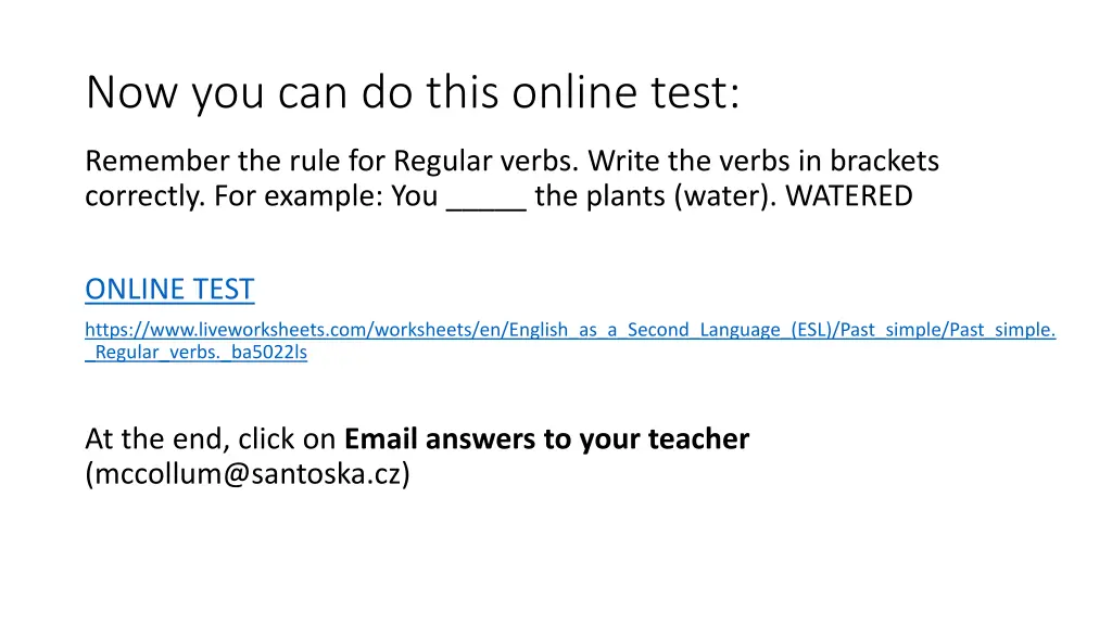 now you can do this online test