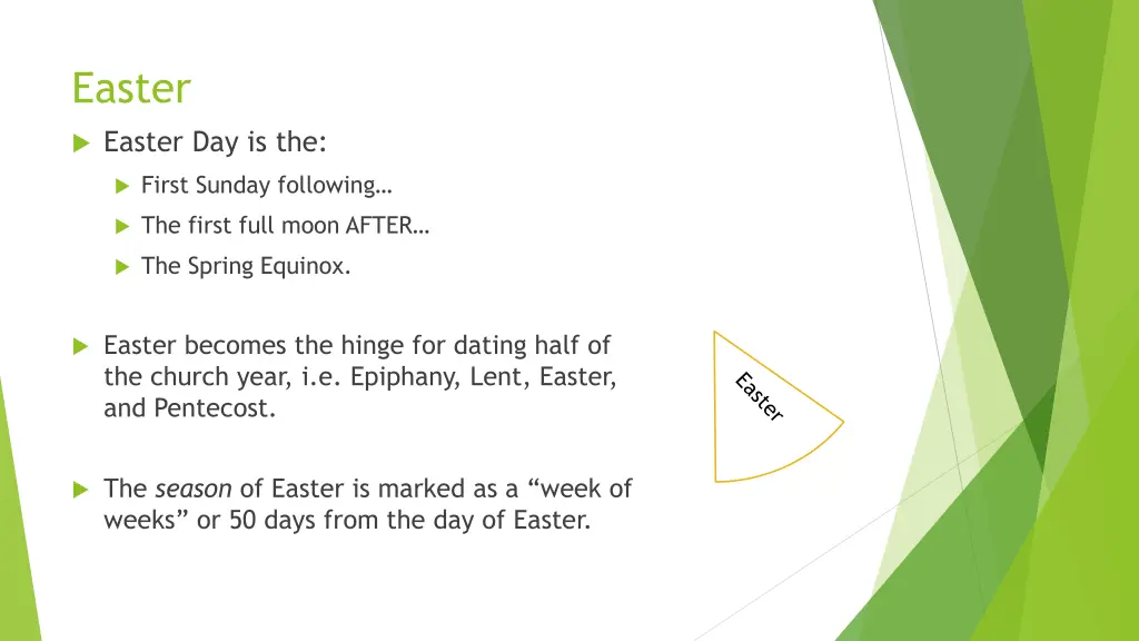 easter 1